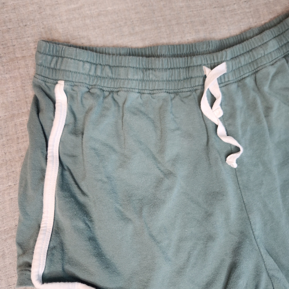 Aeropostale Tomboy retro short MWomen's Teal Shorts with White Trim loungewear - Picture 2 of 12